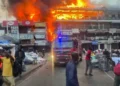 Fire Erupts at Kumasi’s New Kejetia Market, Damaging Shop