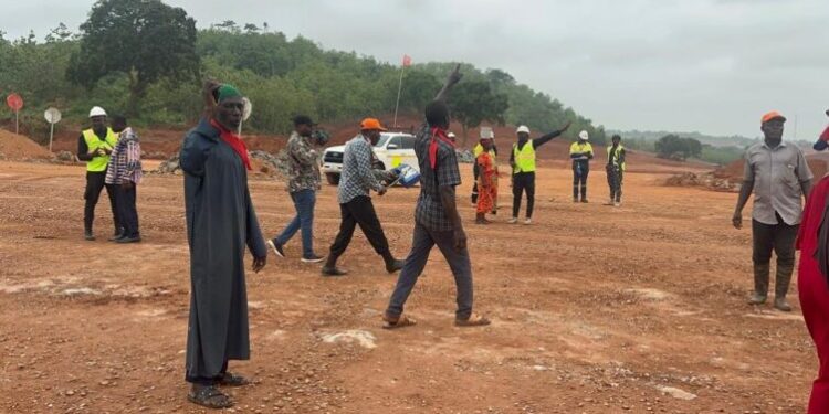 Terchire-Camp Residents Shut Down Newmont Mine Over Compensation, Resettlement Row