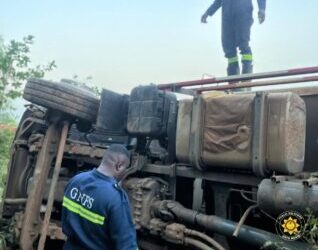 GNFS Saves Two Crash Victims, Stops Fire Spread in Volta Region