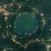 Lake Bosomtwe shimmers with gold glitters in new satellite image – Earth from space