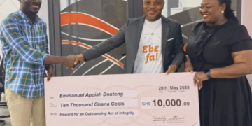 Fidelity Bank rewards customer with GH¢10,000 for returning GH¢4,000 found at ATM