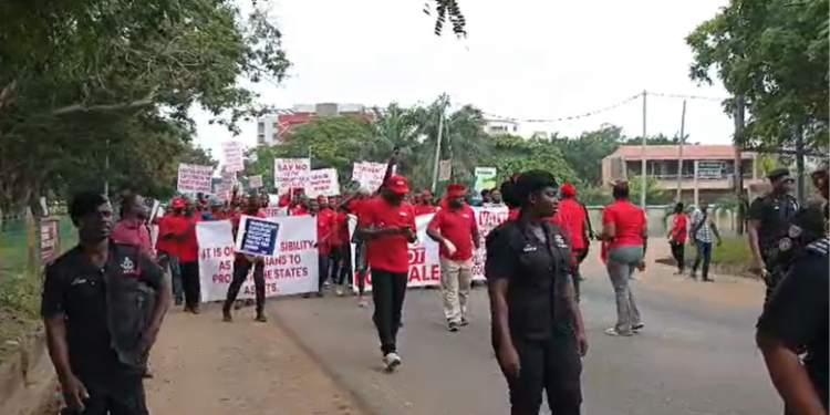 ICU protests alleged sale of VALCO, demands job security