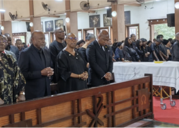 Final Tributes Paid to Ambassador Gbeho at Requiem Mass.