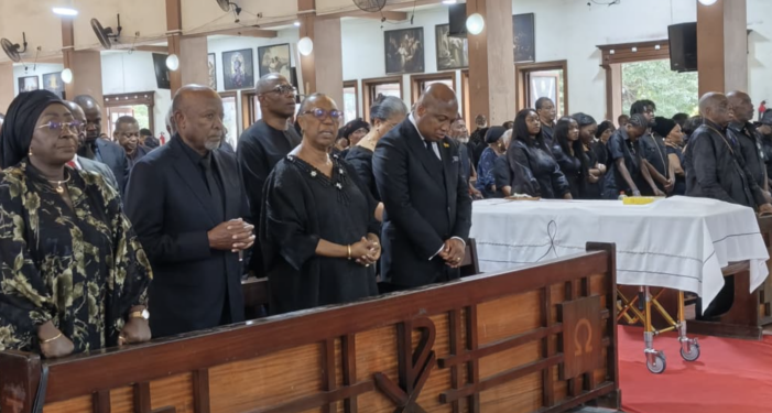 Final Tributes Paid to Ambassador Gbeho at Requiem Mass.